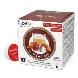Dolce Vita Cappuccino Caramel Compatible Capsules for Dolce Gusto® – 12 Capsules