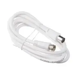F-75 Ohm Male Patch Cord 5 Mt