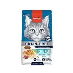WANPY Grain Free Complete Food For Adult Cat Chicken Recipe 1.5KG
