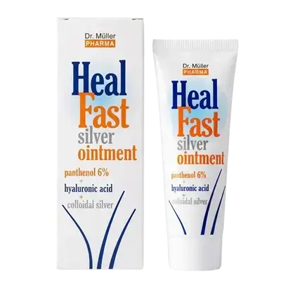 Heal Fast Ointment Panthenol 7% + Hyaluronic Acid + Colloidal Silver 50ml _ Dr.Muller