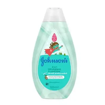 Johnson's 2-In-1 Kids Shampoo & Conditioner 500 ml //شامبو وبلسم للصغار 2 في 1 من جونسون – 500مل