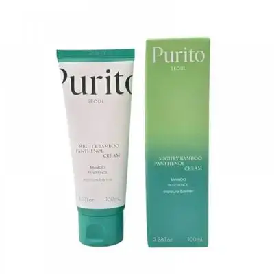 كريم الخيزران لعلاج حاجز البشرة التالف و تعزيز الترطيب//Purito Seoul Mighty Bamboo Panthenol Moisturizing Cream – 100ml