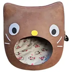 Cozy Bed House En71 13x16 Felt Cat Cave With Zipper