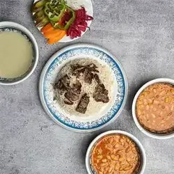 Rice & Broth With Meat