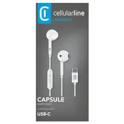 Cellularline Type C Wired Earphone