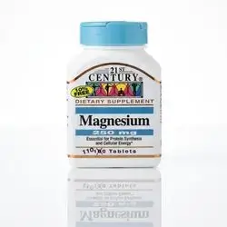 21st CENTURY Magnesium 250 mg (110 Tablets)