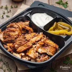 Half Person Chicken Shawarma