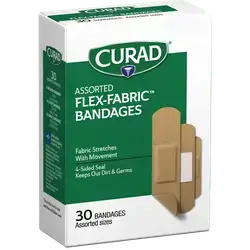 Curad Assorted Flex Fabric Bandages 30pcs