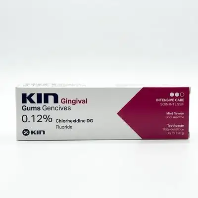 Kin gingival chlorhexidine 0.12% toothpaste 75ml