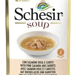 Schesir Pink Salmon & Carrots in Soup 85g