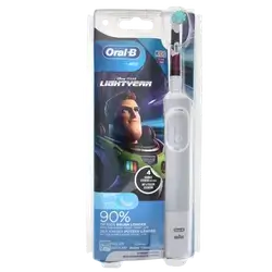 Kids Electric Toothbrush, 1 Disney Buzz Handle, 1 Brush, Ages 3 And Up _ Oral-B