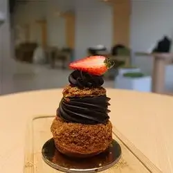 Strawberry Choux Filled