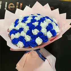 Artificial Bouquet 60 Flowers