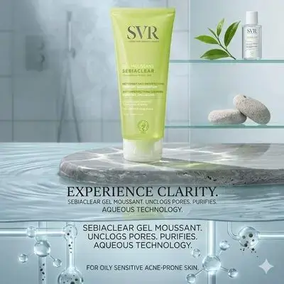 SVR Sebiaclear Gel Moussant (Purifying and Exfoliating Anti-Blemishes Cleanser)