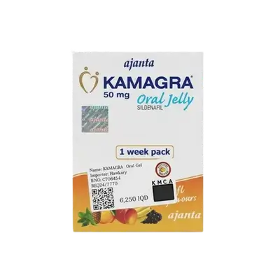 Kamagra (Sildenafil 50mg) Oral Jelly 1 Week Pack 7 Assorted Flavors _ ajanta