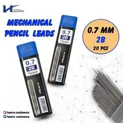 Mechanical Pencil Leads 0.7mm 2B 20pcs