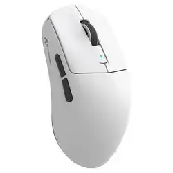 ATTACK SHARK R6 Wireless Gaming Mouse – White Tri-Mode (PAW3950MAX, 42 000 DPI)
