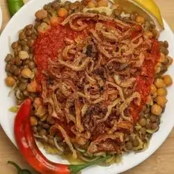 Kushari With Hot Pepper