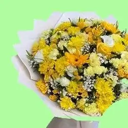 Sunny Yellow & White Bouquet