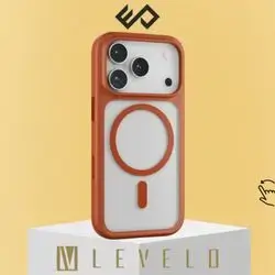 Levelo Solo Matte MagSafe Case for iPhone 17 Pro Max - Orange