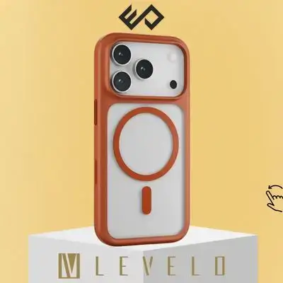 Levelo Solo Matte MagSafe Case for iPhone 17 Pro Max - Orange