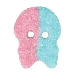 BUBS Dizzy Skull 100g – Sour Bubblegum Foam Candy | حلوى الجمجمة بنكهة العلكة الحامضة