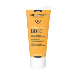 UVEBLOCK Spf80 Invisible Cream 40ml _ ISISPHARMA