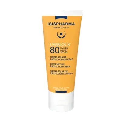 UVEBLOCK Spf80 Invisible Cream 40ml _ ISISPHARMA