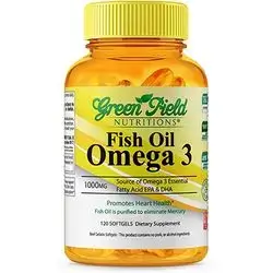 Fish Oil Omega 3 1000mg 120 Softgels_green Field