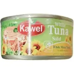 Kawel Tuna White Meat Sunfl Oil185g
