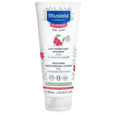 soothing moisturizing lotion 200ml body mustela