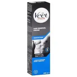 Veet Men Hair Remover Cream Sensitive Skin 200ml