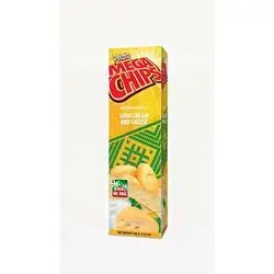 Mega Chips Sour Cream & Cheese Flavor Potato Chips, 100g