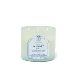 White Bean Laundry day candle