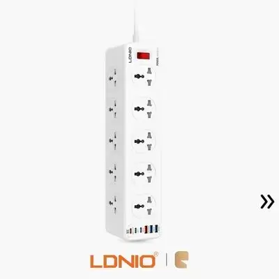 LDNIO SC10610C Universal Power Strip 10 AC Outlets with 3 USB-C \ 3 USB-A Outlets - 2m
