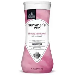 summer's eve simply sensitive ( daily gentle vaginal wash ) 266 ml