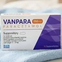 VANPARA 250mg (Paracetamol) 10 Suppositories