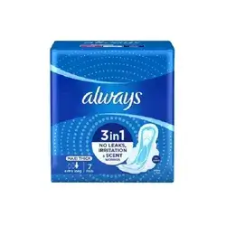 Always 3in1 Maxi Thick Extra Long Pad 7pcs