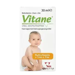 Oral Drops Multivitamin + Iron + Zinc 30ml _ Vitane