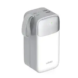 LDNIO PQ50 22.5W 185Wh 50000mAh LED Display External Battery Power Bank | 2 Inputs