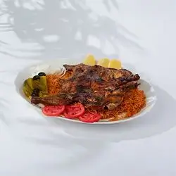 Grilled Chicken In Tanour With Rice