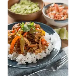 Chicken Fajita With Rice
