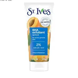 St. Ives Acne Control Face Scrub Deeply Exfoliates and Prevents Acne for Smooth, Glowing Skin Apricot Made with Oil-Free Salicylic Acid Acne Medication, Made with 100% Natural Exfoliants 6 oz