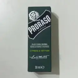 proraso cypress vetyver beard oil