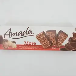 Amada More Wafer Coated/Chocoloate & Hazelnut 100 G