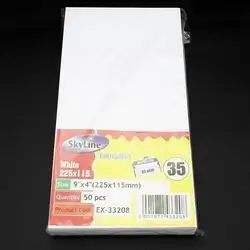 Blank letter envelopes Size 9x4