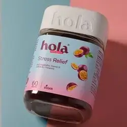 Hola Stress Relief Pectin Gummies 60 Vegan Gummies | هولا سترس ريليف حلوى البكتين 60 قطعة نباتية ashwagandha
