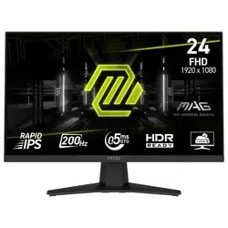 Msi MAG 244F 24 Inch 200Hz 0.5Ms FHD Rapid IPS FreeSync Premium Gaming Monitor