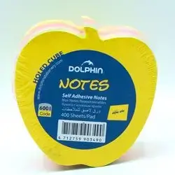 Dolphin heart shape notepaper