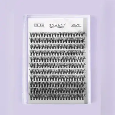 MAGEFY 30pcs/220 Clusters Mixed Styles Faux Mink Eyelashes